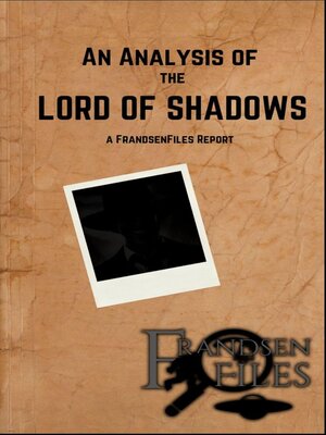 cover image of An Analysis of the Lord of Shadows